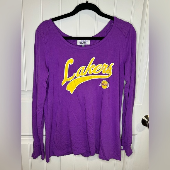 Touch by Alyssa Milano Purple Lakers Long Sleeve - Picture 2 of 7
